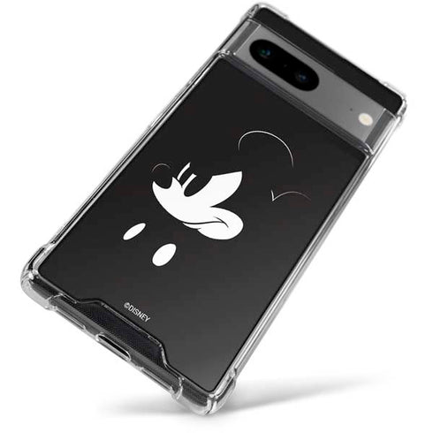 Disney Mickey Mouse Black and White Google Pixel 7a Clear Case
